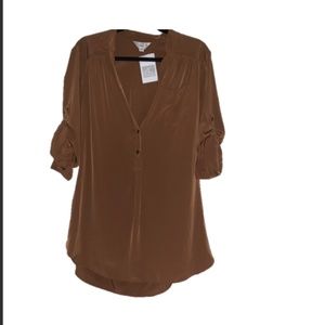 ZOA Anthropologie Camel Top